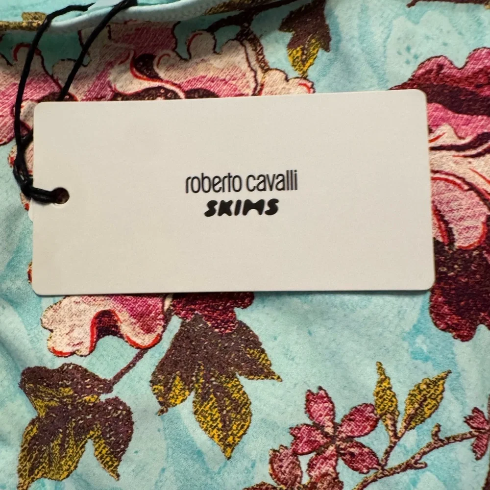 ROBERTO CAVALLI X SKIMS TIE WAIST ONE PIECE SIZE M